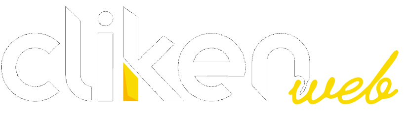 logo cliken web white