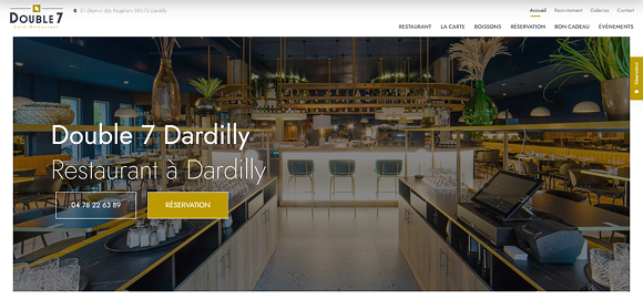 Double 7 Dardilly a choisi nos solutions digitales pour son référencement