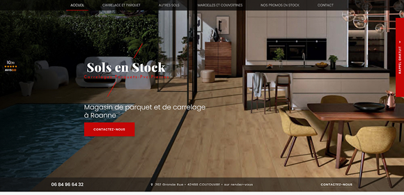 Sol en stock a choisi Cliken Web pour optimiser son référencement localisé