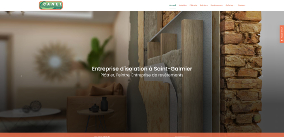 Canel isolation, une création de site web Cliken WEB