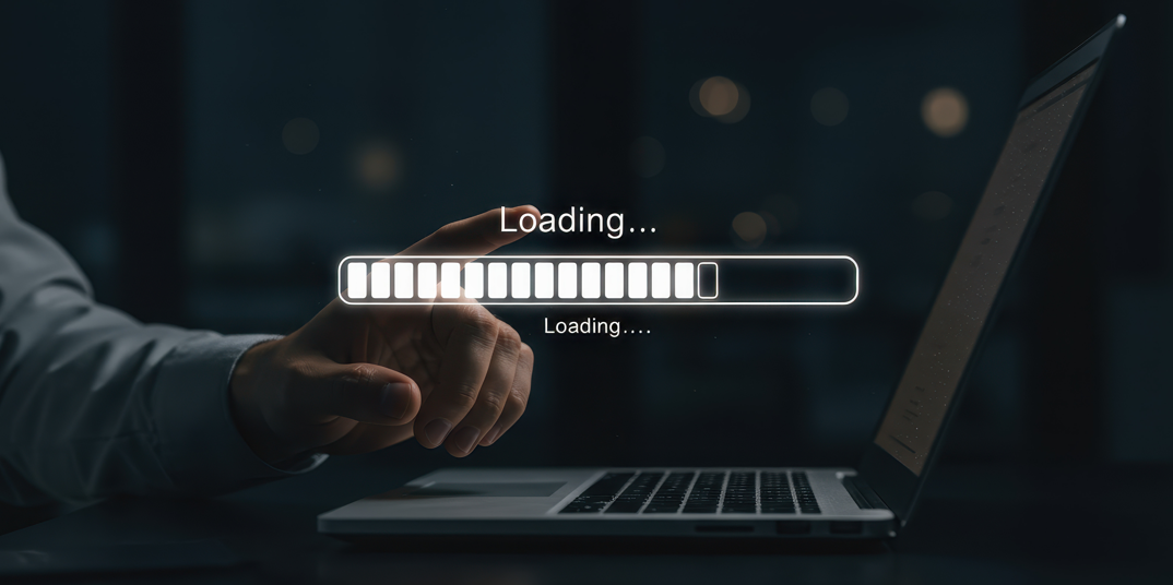 Chargement d'une page sur un site
